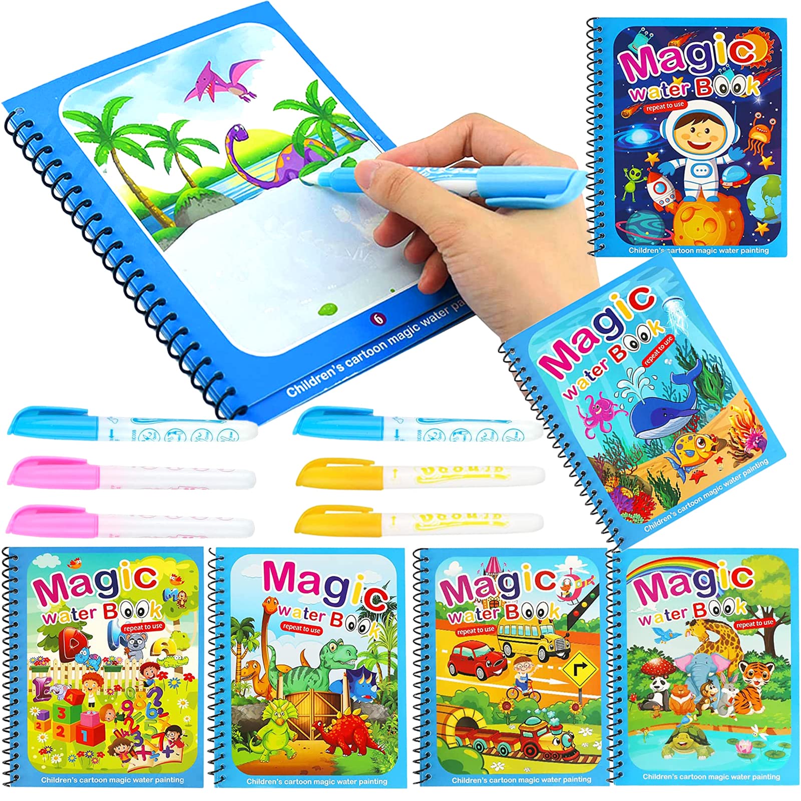 New Magic Water Coloring Book for Kids